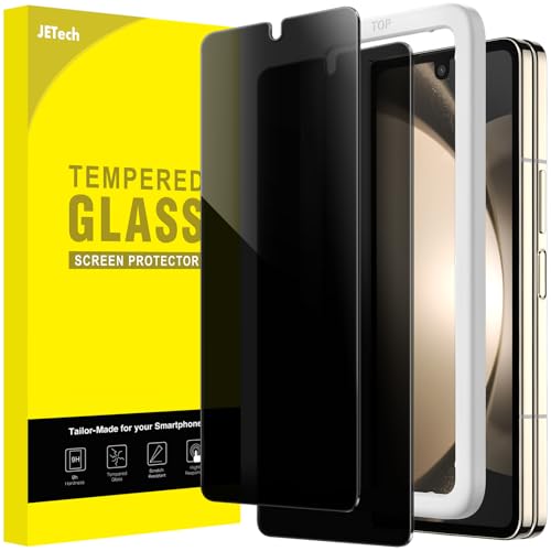 Front Privacy Screen Protector For Samsung Galaxy Z Fold 5, Anti-Spy Tempered Glass Film With Easy Installation Tool, Case-Friendly, 2-Pack