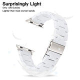 Lightweight Resin Watch Band Compatible with  Watch Band 46mm 45mm 44mm 42mm 49mm, Wristband Bracelet for Women Men, Watch Strap for iWatch