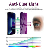 2 Pack Privacy Screen Protector For Iphone 14 Pro Max Tempered Glass For 14 Promax 6.7Inch Private Saver Anti-Spy Anti-Blue Light Eye Protection Anti-Scratch Full Coverage