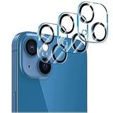 3-Pack iPhone 13 & 13 Mini Camera Lens Protectors 9H Tempered Glass Black Circle