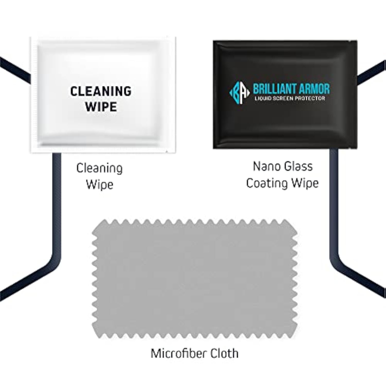 Liquid Glass Screen Protector - Wipe On Scratch And Shatter Resistant Nano Protection For All Phones Tablets Smart Watches - Universal