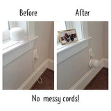 Nest Wifi Point Genie: The Simplest Lowest Profile Outlet Holder Mount For Google Nest Wifi Point | Reinforced Support | Great Sound | Open Access | No Messy Screws! (1-Pack)