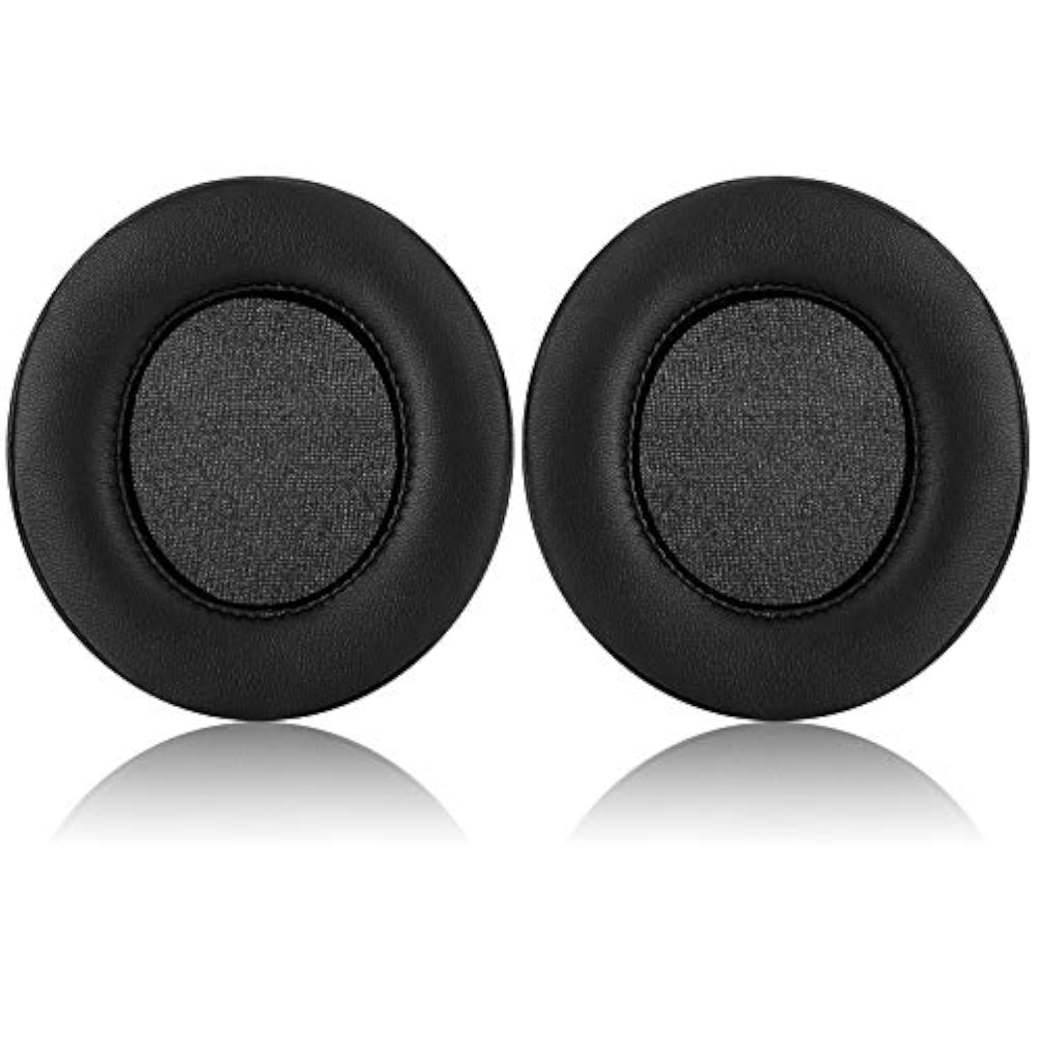 Replacement Memory Foam & Protein Leather Ear Cushion Pads Cover For Razer Kraken X, Kraken X Ultralight, Kraken X Lite Over-Ear Headphones Only - Oval (Black)