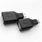 Usb 2.0 Micro Usb Male To Usb Female Otg Adapter (2 Pack)