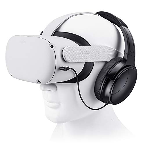 Vr Gaming Headphones For Quest 2/Quest 3 Increase Vr Immersion, Custom Length Cable, Optimized Gaming Audio Driver, Memory Protein Ear Pads Noise Isolating And Other Accessories