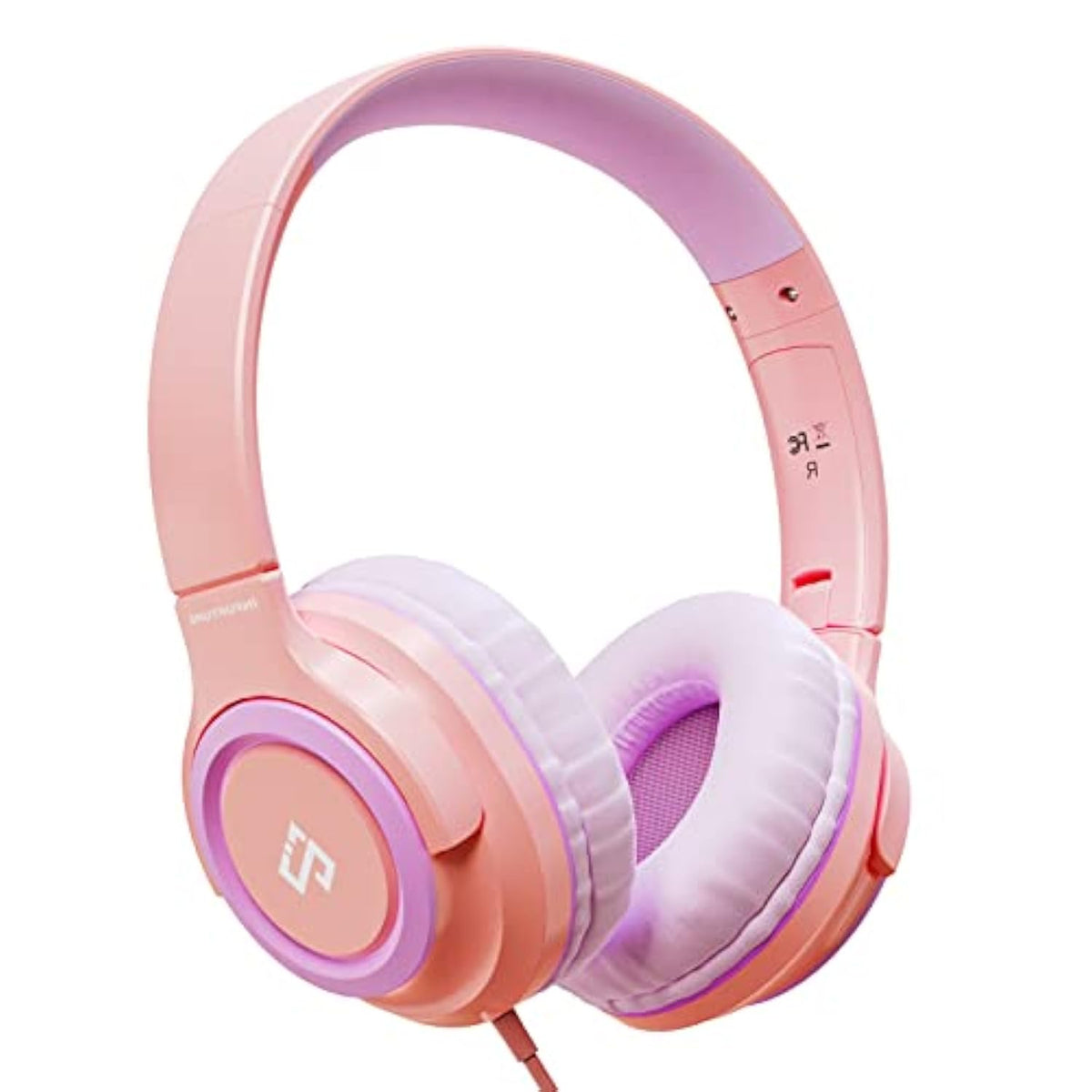 Kids Headphones With Microphone For Children Boys Girls, Volume Limit 94Db, On