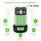 2Pack 2000Mah 8V Max Replacement Battery For Dewalt Dcb080 Dcb095 Dcf682 Dw4390 Dcf680N1 Dcf680N2 Dcf680G2 Li-Ion Battery