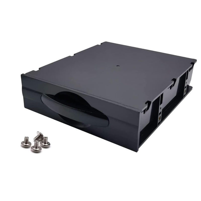 Black Desktop Computer Atx/Matx Hard Drive Mobile Blank Rack Drawer Tray Compu