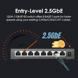 8-Port 2.5Gbe Unmanaged Switch (Qsw-1108-8T-R2-Us)