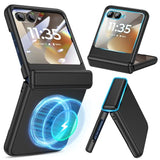 Magnetic for Motorola Razr 2026/2025/2024 Case with Built-in Screen Protector, for Moto Razr 2026/2025/2024 Case [Compatible with MagSafe][Hinge