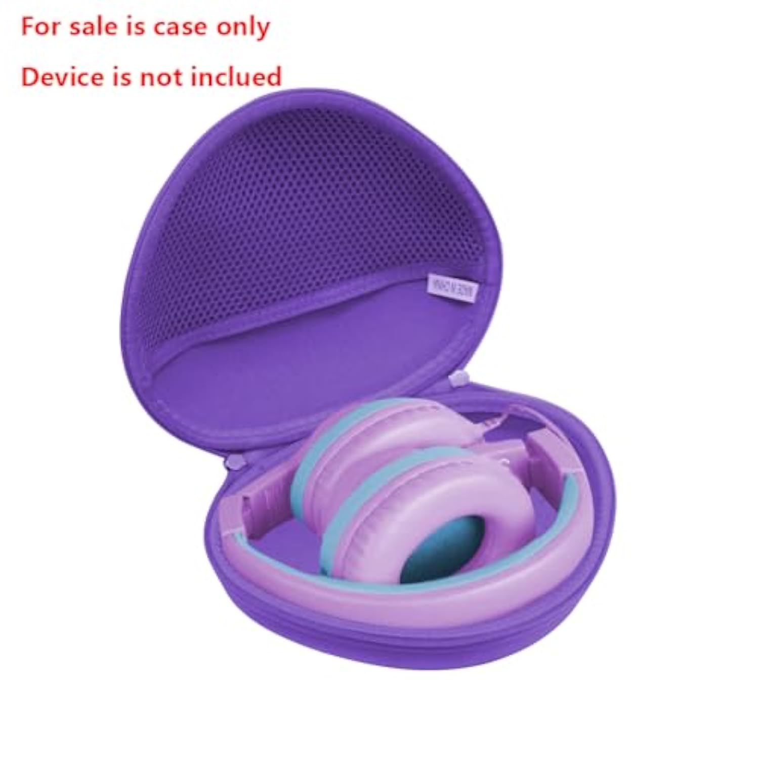Hermitshell Hard Travel Case for iClever HS19 / iClever BTH12 Kids Headphones (Purple)