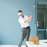 Weighted Vr Golf Club Attachment For Meta Quest 2/Oculus Quest 2, Aluminum Quest 2 Golf Club Handle With Realistic Grip And Two Straps, By (Silver)