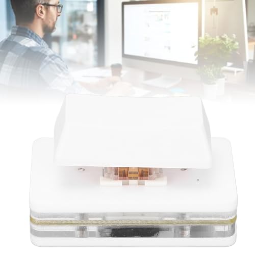 Mechanical Gaming Keyboard With Rgb Lighting, Custom Macro Keys, Programmable User-Defined Shortcuts For Pc Gaming - Usb-C Wired Keyboard White