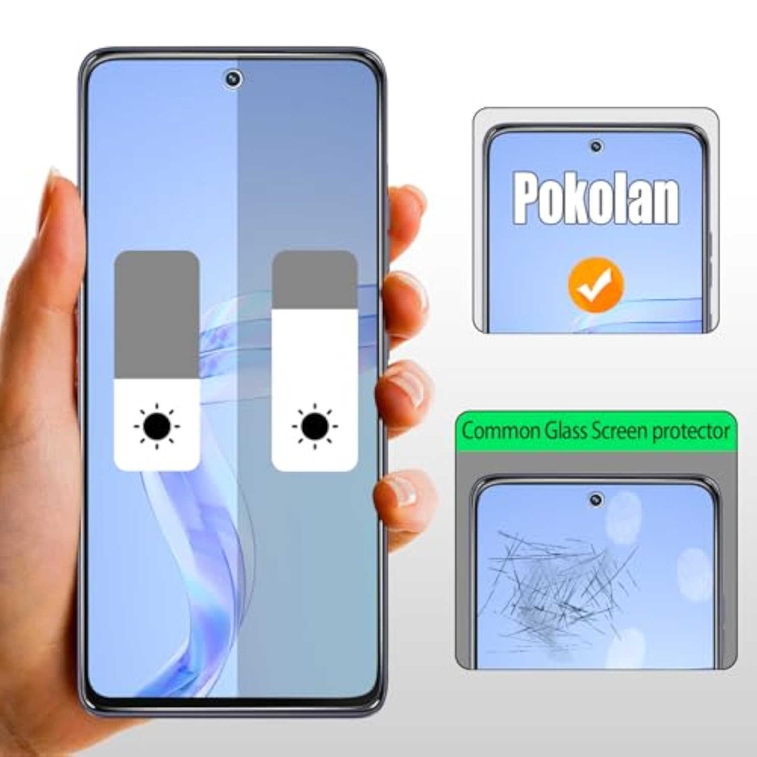 [3 Pack Privacy Screen Protector For Motorola Moto G Power 5G 2025, Anti Spy Private Tempered Glass Film, 9H Hardness, Case Friendly