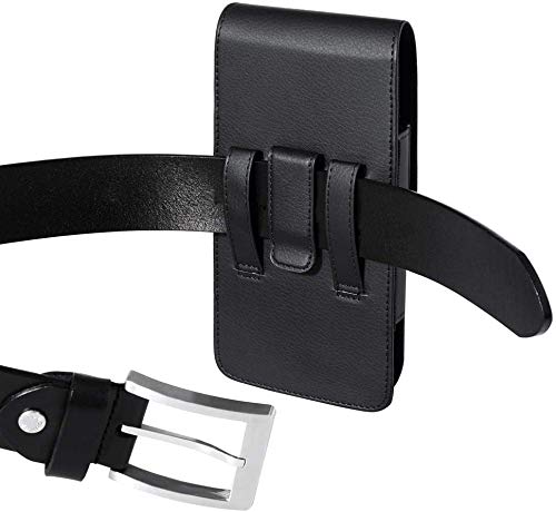 Fit for iPhone 13 Mini 12 Mini iPhone SE 2020 iPhone 8 7 6S 6 Belt Holster Premium Leather with Belt Clip Loop Fit with Defender Case Protective