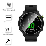 4 Pack Anti-Scratch Film For Garmin Forerunner 55 Screen Protector, Full Protective 9H Hardness Tempered Glass Case Fit For Garmin Forerunner 55 45 45S Smartwatch