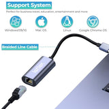 Usb To Ethernet Adapter - Gigabit Ethernet Adapter With Fast & Stable Connecti