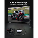 Mini Hdmi To Hdmi Adapter, Mini Hdmi Male To Hdmi Female Cable With 4K 60Hz Hd