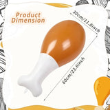 Chick Leg Orange Drumstick Balloons Funny Mylar Autumn Party Birthday Harvest Decor