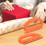 Dual-Ended Wrapping Paper Cutter 2-Pack | Effortless Gift Wrap Cutter Slider For Christmas, Birthdays & Holidays