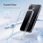 for iPhone 16 Case Crystal Clear, [Never Yellow Technology]