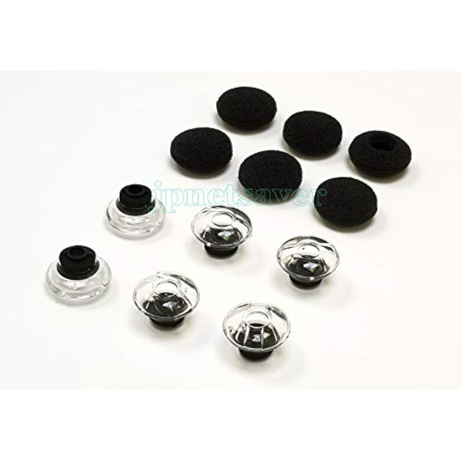6Pcs Large Sizes Eargels/Eartips For Plt Voyager Legend And Voyager Pro, Comfortable Soft Replacement Spare Kit With Foam Covers.