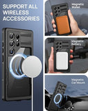 Magnetic for  Galaxy S26 Ultra Case, IP68 Waterproof Dustproof Case, [Compatible with Magsafe] [Built-in Lens & Screen Protector] Full Body