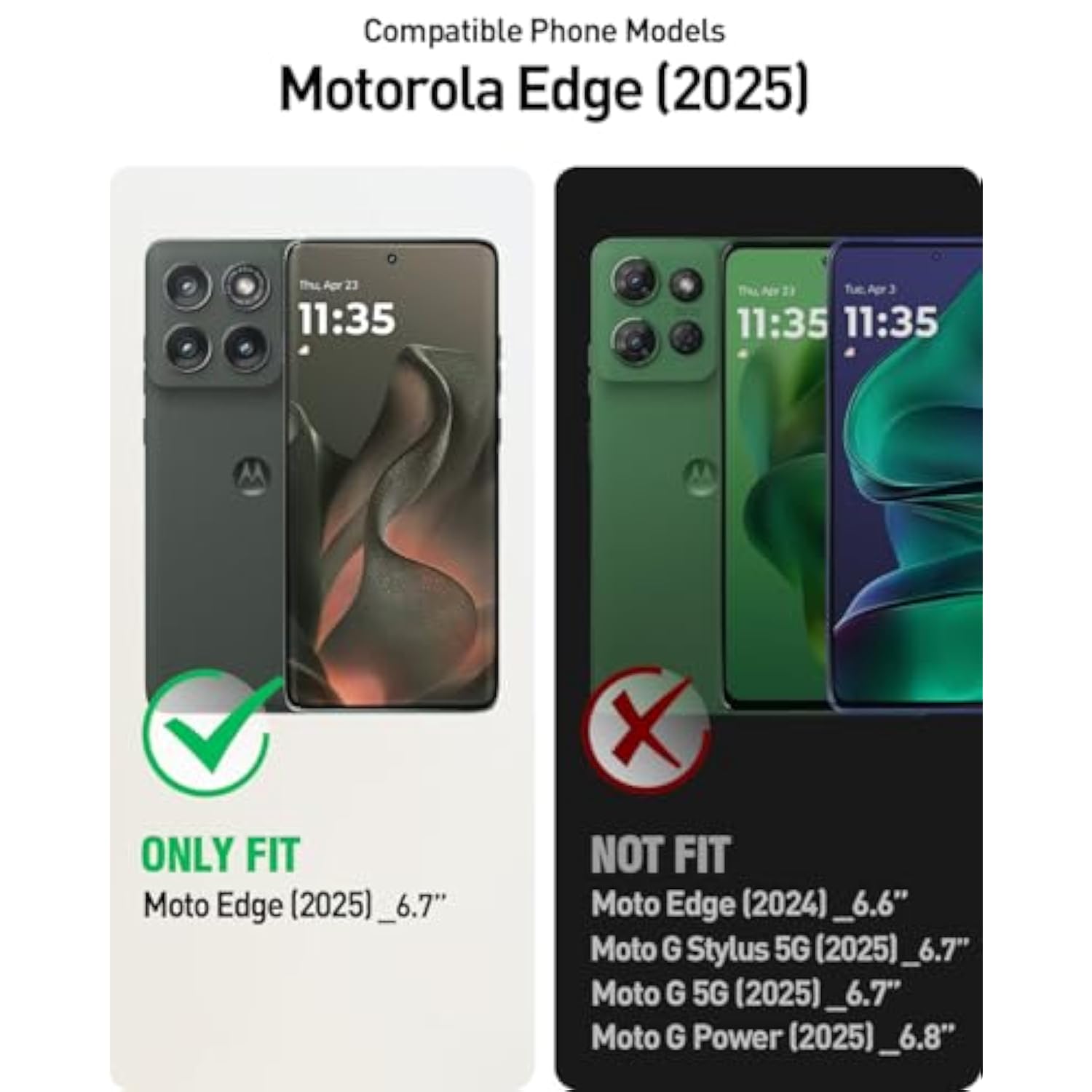 Guardian Case For Motorola Moto Edge 2025 [Not For 2024 Version], [20Ft Mil-Grade Drop Tested], Full Body Hybrid Shockproof Bumper Cover With Built-In Screen Protector, Blue/Clear