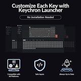 K8 V2 Wireless Rgb Mechanical Keyboard, Qmk/Via Programmable, Hot-Swappable Super Brown Switches, 87-Key Tkl Pbt Keycaps, Dual-Mode Bluetooth 5.2 & Usb-C Wired, For Mac, Windows, Linux