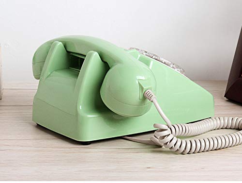 Telephone, Corded Landline Phones For Home, Retro Old Fashion Home Phone With Rotary Dial Keypad, Antique Old Fashion Telephones Novelty Gift For Decoration