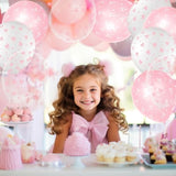 Pink Bow Balloons: Coquette Party Decorations, 32pcs