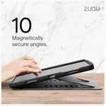 Zugu Case For Ipad Pro 13 (M4) 2024, Slim Protective Cover With Pencil Holder, Auto Wake/Sleep, Multiple Viewing Angles, Ipad Pro 13 Inch Cover, Phone Protectors, Black