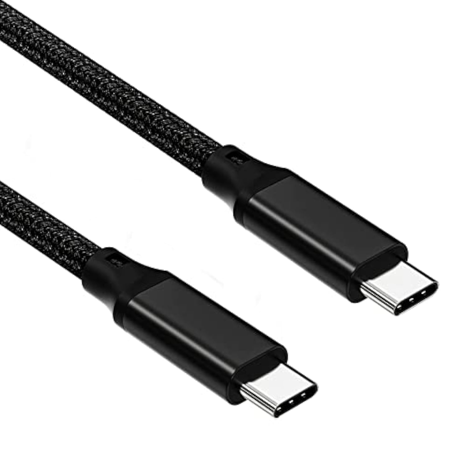 Usb C To C Cable, 3.2 Gen 2 Usb-C Cable 10Ft - 4K Uhd 20Gbps 100W Pd Fast Charging Cable For Macbook Pro, For Ipad Pro, Nylon Braided, Black.