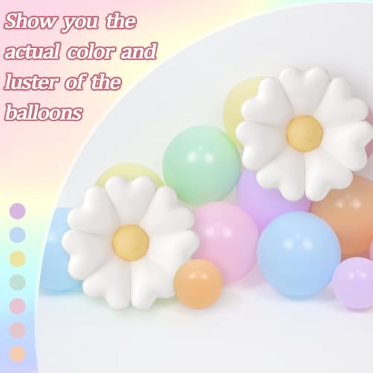 136Pcs Pastel Flower Balloon Arch Kit With Pastel Purple Nude Light Pink Flower Balloons For Wildflower Floral Baby In Bloom Baby Shower Birthday Party Decorations