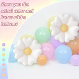 136Pcs Pastel Flower Balloon Arch Kit With Pastel Purple Nude Light Pink Flower Balloons For Wildflower Floral Baby In Bloom Baby Shower Birthday Party Decorations