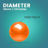 Perixx PERIPRO-303 GOG 1.34 inches Trackball - Replacement Ball for M570, PERIMICE-517/520/717/720, and Other Compatible Trackball Mouse - Glossy Orange