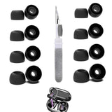 [8 Pairs] Replacement Ear Tips For Oyib S75, With 3 In 1 Cleaner Kit, Silicone Ear Tips (Xs/S/M/L)
