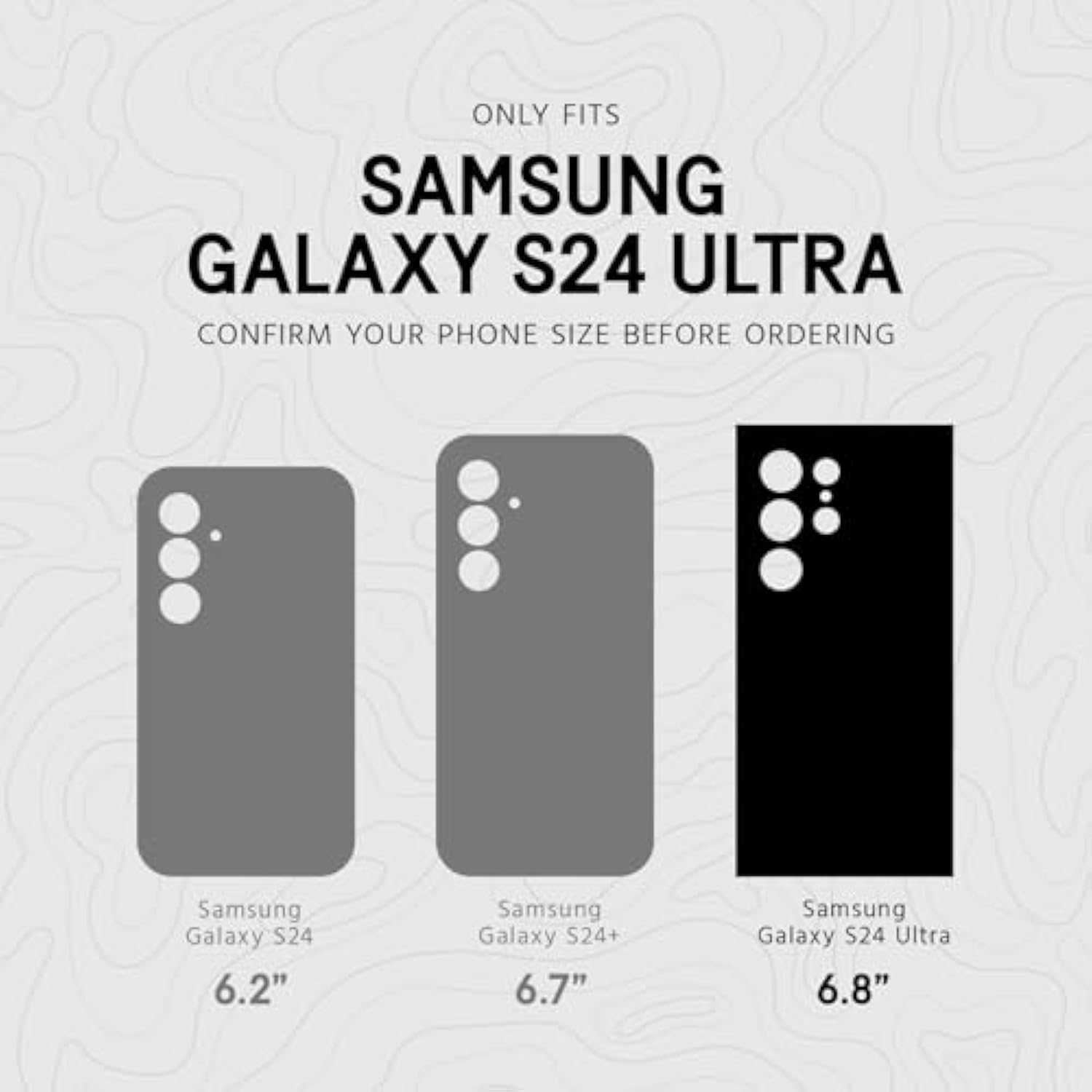 Protector - Samsung Galaxy S24 Ultra Case [6.8”] [16Ft Mil-Std Drop Protection] [Wireless Charging] Phone Case For Samsung Galaxy S24 Ultra - Slim, Rugged Cover With Anti Scratch Tech - Black
