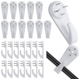 100 Pcs Christmas String Light Hooks Fairy Light Hooks No Drilling Invisible Heavy Duty Nail Hangers For Outdoor Brick Wall Hanging Christmas Decorations