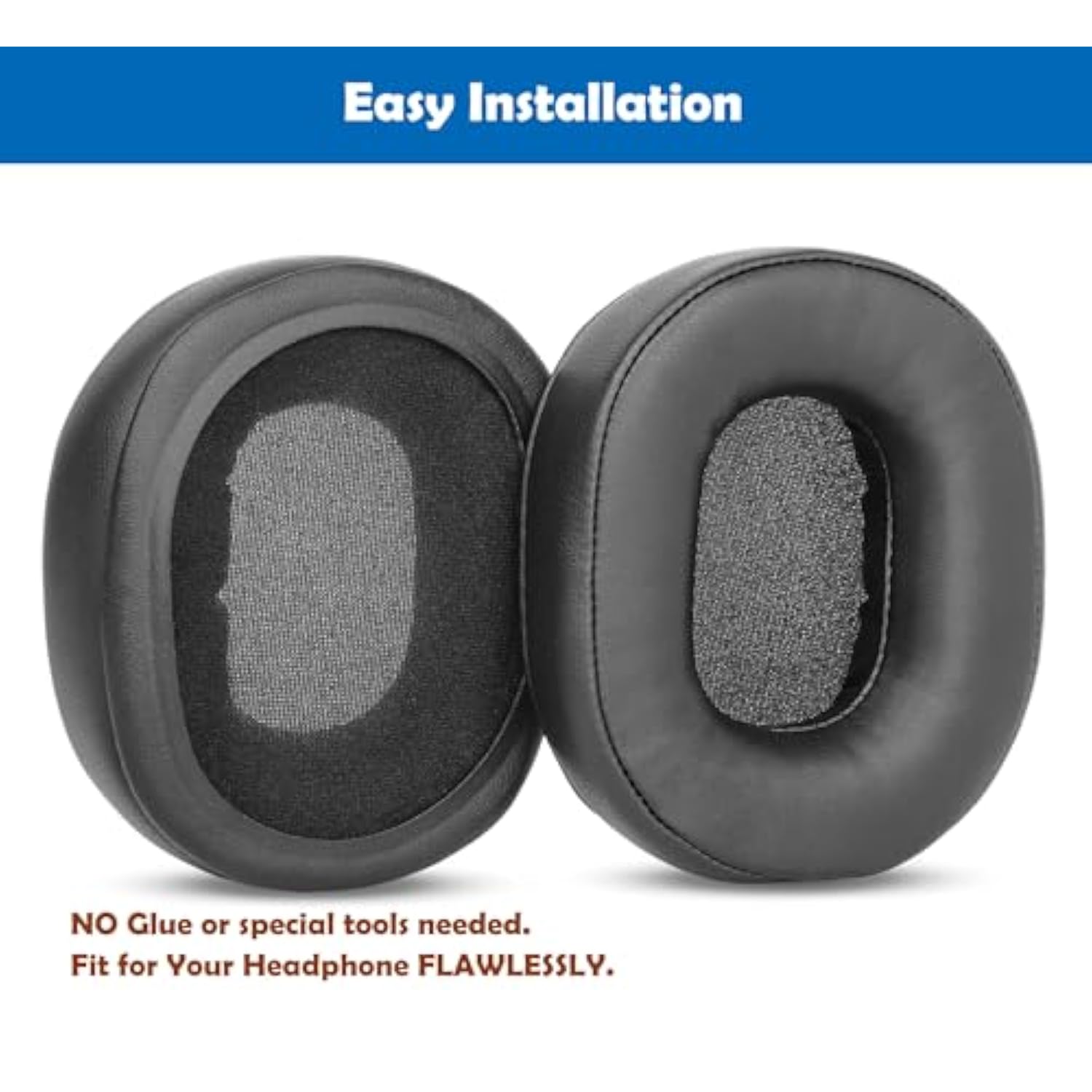 Professional Earpads Cushion Replacement Compatible With Pioneer Se-Ms5T Ms7Bt Ms9Bn Headset Headphones Ear Pads With Skin-Friendly Leather And Memory Foam