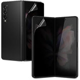 [2+2 Pack] For Samsung Galaxy Z Fold 3 Privacy Anti-Spy Screen Protector, 2 Pcs Inside + 2 Pcs Front Premium Flexible Epu Hybrid Film, Self-Healing, Case Friendly, Easy Installation With