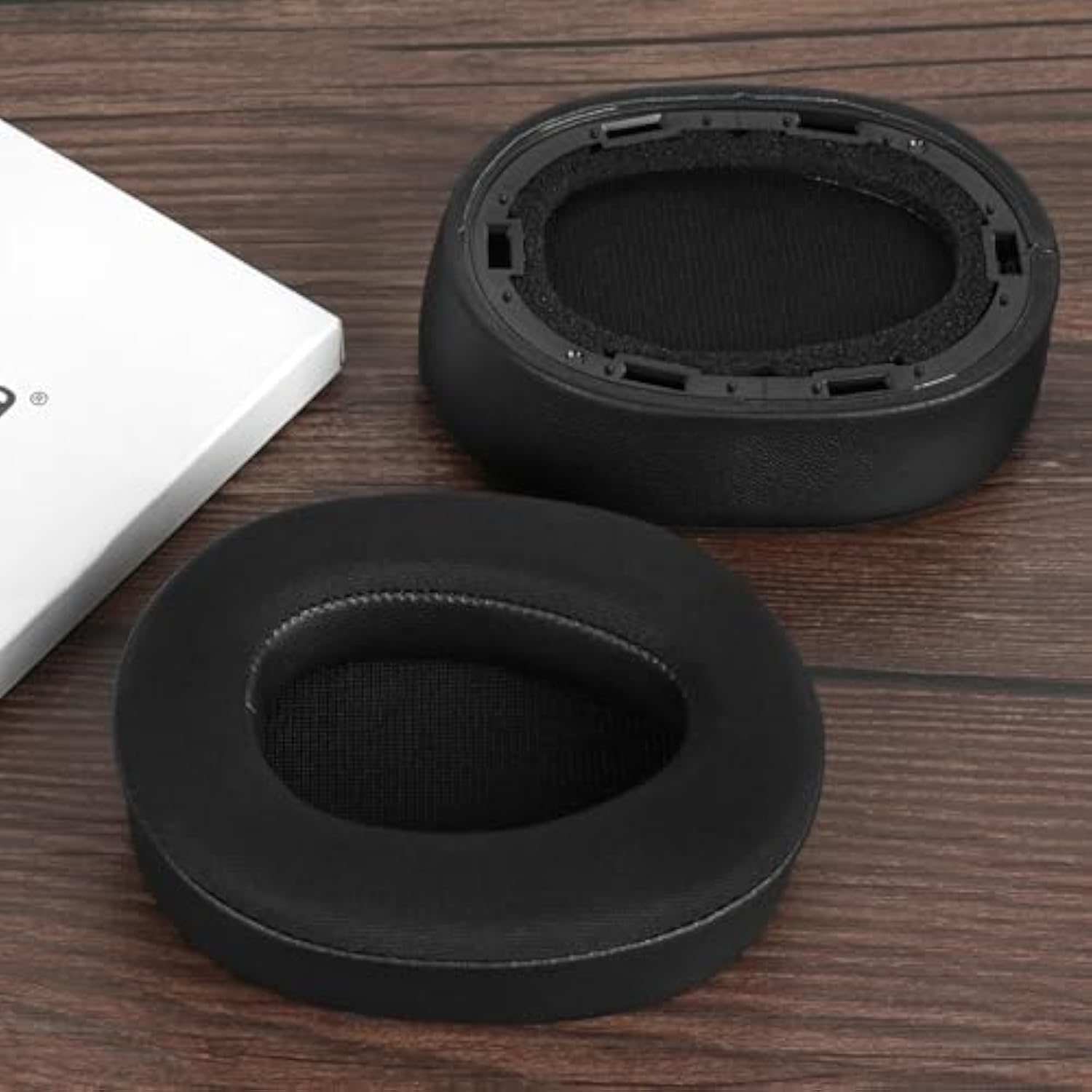 Geekria Sport Cooling Gel Replacement Ear Pads Compatible with Sony MDR-100ABN, WH-H900N Headphones, Ear Cushions, Repair Parts (Black)