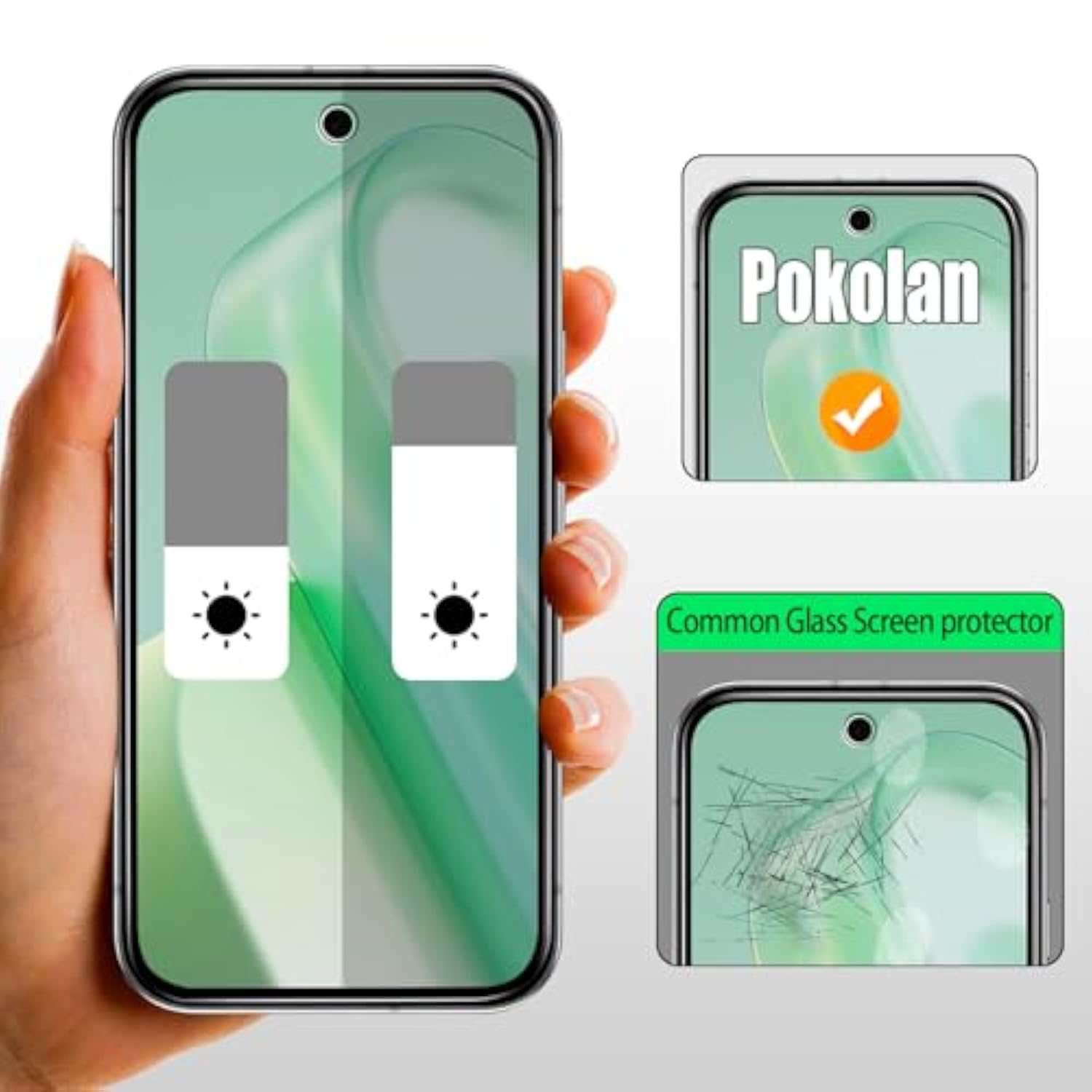 [3+3 Pack For Google Pixel 9A Privacy Screen Protector With Camera Lens Protector, Anti Spy Private Tempered Glass Film, Case Friendly, 9H Hardness, Hd Clear