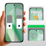 [3+3 Pack For Google Pixel 9A Privacy Screen Protector With Camera Lens Protector, Anti Spy Private Tempered Glass Film, Case Friendly, 9H Hardness, Hd Clear