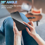 3 Pack Privacy Screen Protector for iPhone 17 Air [Anti-Spy Tempered Glass], Ultra HD, Anti-Scratch, Bubble-Free, Easy Install 9H Protective Glass