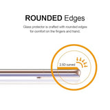 (2 Pack) Designed for  Galaxy (S21 Plus 5G) Tempered Glass Screen Protector, Anti Scratch, Bubble Free