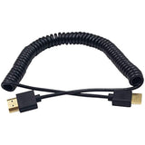 Hdmi Coiled Cable, 4K Hdmi Coiled Cable, Extreme Thin Hdmi Male To Male Extend
