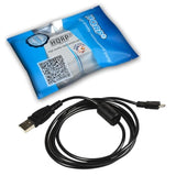 HQRP USB Data Transfer Cable Compatible with Sony Alpha A70 A100 A200 A300 A33