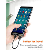 CableCreation Short USB C 6 inch, USB A to USB C Fast Charging Type C Data Cord for Power Bank, Galaxy S23, iPad Pro iPad mini, iPad Pro,iPhone 15/16,Android Auto/Cellphone,PS5 Controller