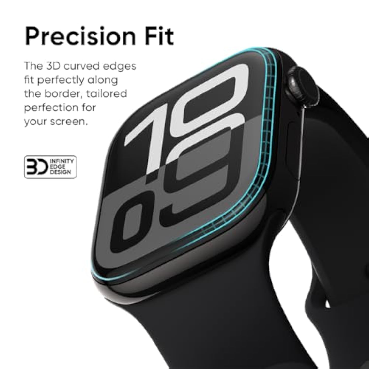 Nanoarmour For Apple Watch Series 10 Screen Protector 46 Mm With Anti Scratch For Apple Watch 10 46Mm: Trucolor Display, Easy To Install, Ultra Clear - 2 Pack